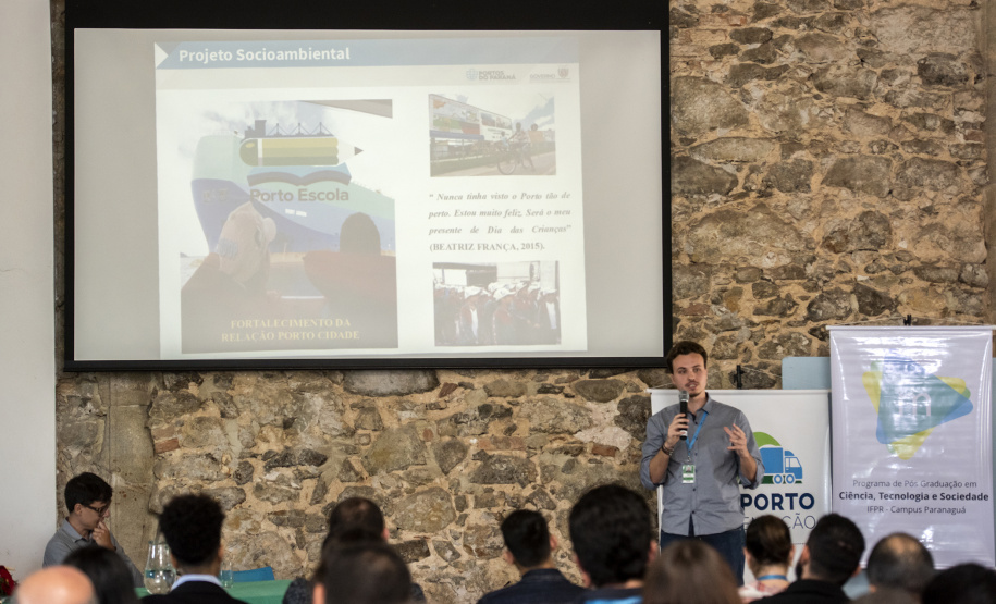 Monitoramento ambiental portuário é tema de debate em Paranaguá. Foto: Claudio Neves/APPA