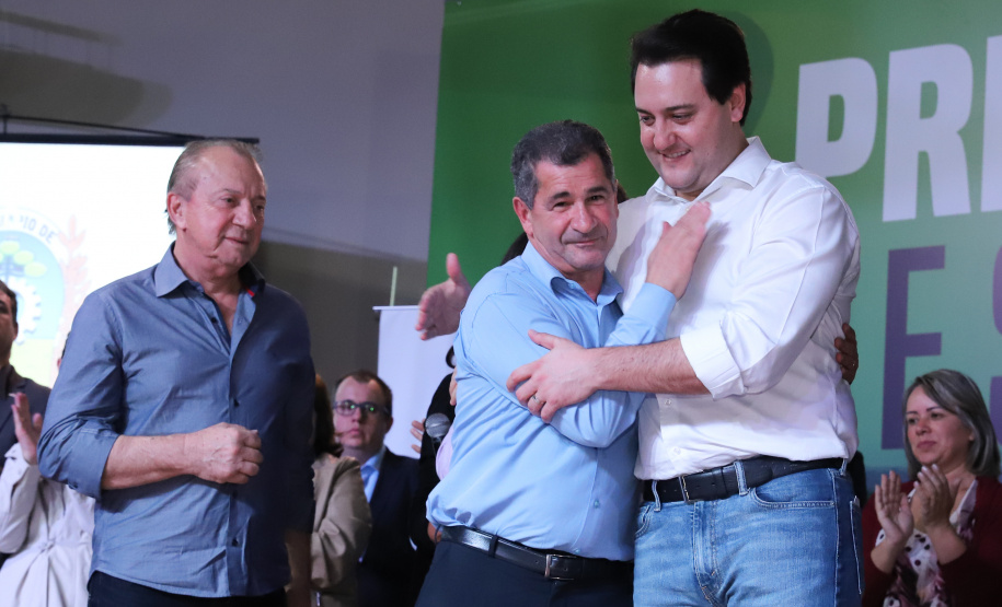 O governador Carlos Massa Ratinho Junior anunciou nesta quinta-feira (13) o investimento de 26.963.670,76 para benefícios à população de São José dos Pinhais, na Região Metropolitana de Curitiba.  -  São José dos Pinhais, 13/06/2019  -  Foto: Rodrigo Félix Leal/ANPr