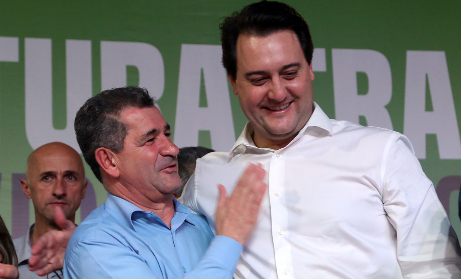 O governador Carlos Massa Ratinho Junior anunciou nesta quinta-feira (13) o investimento de 26.963.670,76 para benefícios à população de São José dos Pinhais, na Região Metropolitana de Curitiba.  -  São José dos Pinhais, 13/06/2019  -  Foto: Gilson Abreu/ANPr