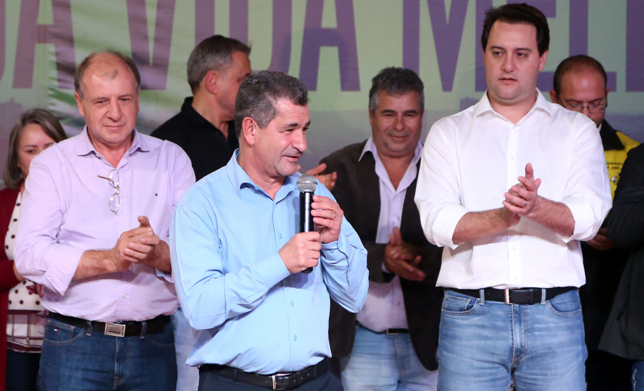 O governador Carlos Massa Ratinho Junior anunciou nesta quinta-feira (13) o investimento de 26.963.670,76 para benefícios à população de São José dos Pinhais, na Região Metropolitana de Curitiba.  -  São José dos Pinhais, 13/06/2019  -  Foto: Gilson Abreu/ANPr