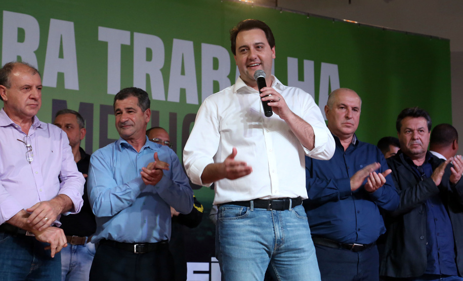 O governador Carlos Massa Ratinho Junior anunciou nesta quinta-feira (13) o investimento de 26.963.670,76 para benefícios à população de São José dos Pinhais, na Região Metropolitana de Curitiba.  -  São José dos Pinhais, 13/06/2019  -  Foto: Gilson Abreu/ANPr