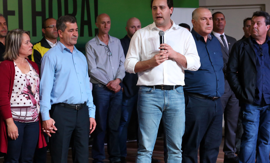 O governador Carlos Massa Ratinho Junior anunciou nesta quinta-feira (13) o investimento de 26.963.670,76 para benefícios à população de São José dos Pinhais, na Região Metropolitana de Curitiba.  -  São José dos Pinhais, 13/06/2019  -  Foto: Gilson Abreu/ANPr