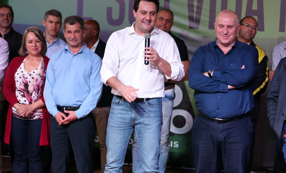 O governador Carlos Massa Ratinho Junior anunciou nesta quinta-feira (13) o investimento de 26.963.670,76 para benefícios à população de São José dos Pinhais, na Região Metropolitana de Curitiba.  -  São José dos Pinhais, 13/06/2019  -  Foto: Gilson Abreu/ANPr