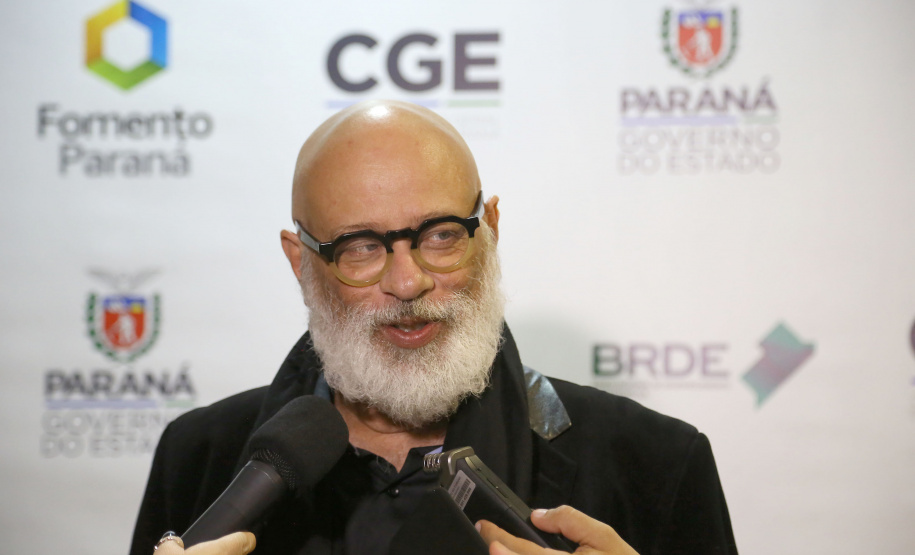 Governador Carlos Massa Ratinho Junior participa da abertura do I Simpósio Paranaense de Combate à Corrupção na Administração Pública. Na foto, o filósofo e escritor, Luiz Felipe Pondé - Curitiba, 13/06/2019 - Foto: Jaelson Lucas/ANPr