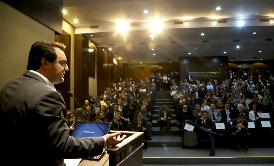 Governador Carlos Massa Ratinho Junior participa da abertura do I Simpósio Paranaense de Combate à Corrupção na Administração Pública - Curitiba, 13/06/2019 - Foto: Jaelson Lucas/ANPr