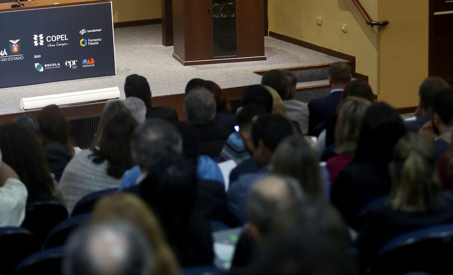 Governador Carlos Massa Ratinho Junior participa da abertura do I Simpósio Paranaense de Combate à Corrupção na Administração Pública. Na foto, o filósofo e escritor, Luiz Felipe Pondé - Curitiba, 13/06/2019 - Foto: Jaelson Lucas/ANPr