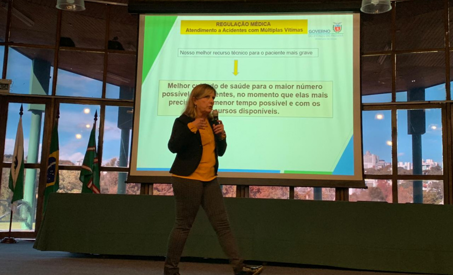 Siate e Samu simulam exercício de atendimento a múltiplas vítimas  -  Curitiba, 14/06/2019  -  Foto:  Divulgação SESA