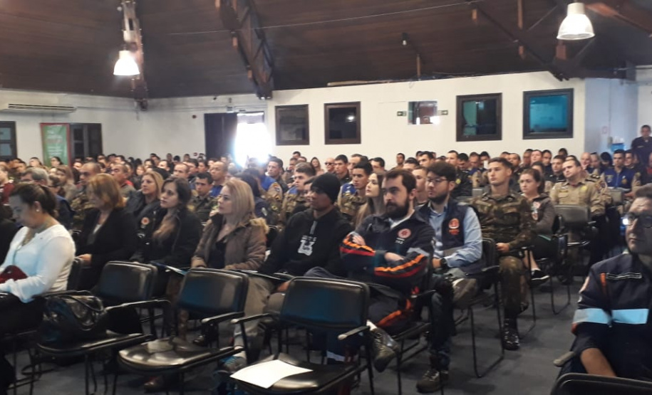 Siate e Samu simulam exercício de atendimento a múltiplas vítimas  -  Curitiba, 14/06/2019  -  Foto:  Divulgação SESA