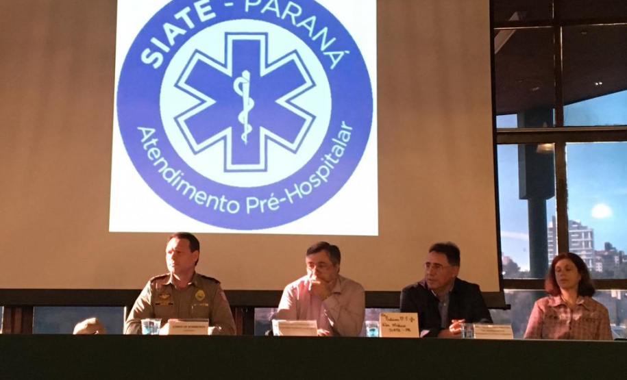 Siate e Samu simulam exercício de atendimento a múltiplas vítimas  -  Curitiba, 14/06/2019  -  Foto:  Divulgação SESA