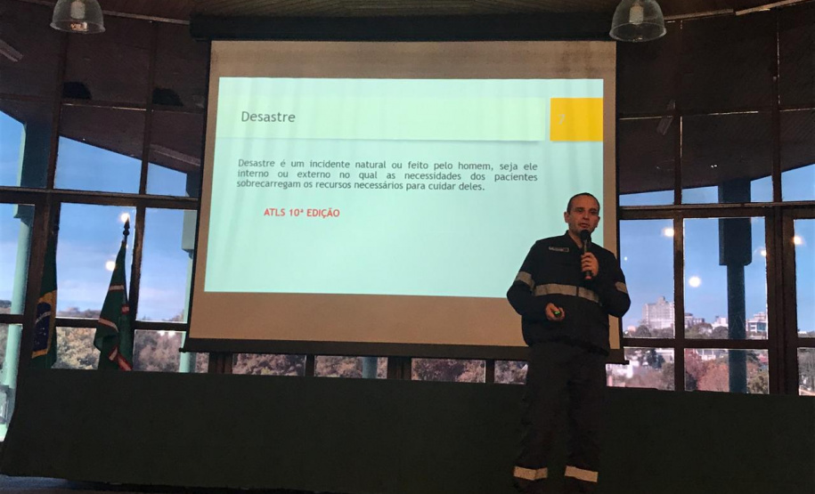 Siate e Samu simulam exercício de atendimento a múltiplas vítimas  -  Curitiba, 14/06/2019  -  Foto:  Divulgação SESA