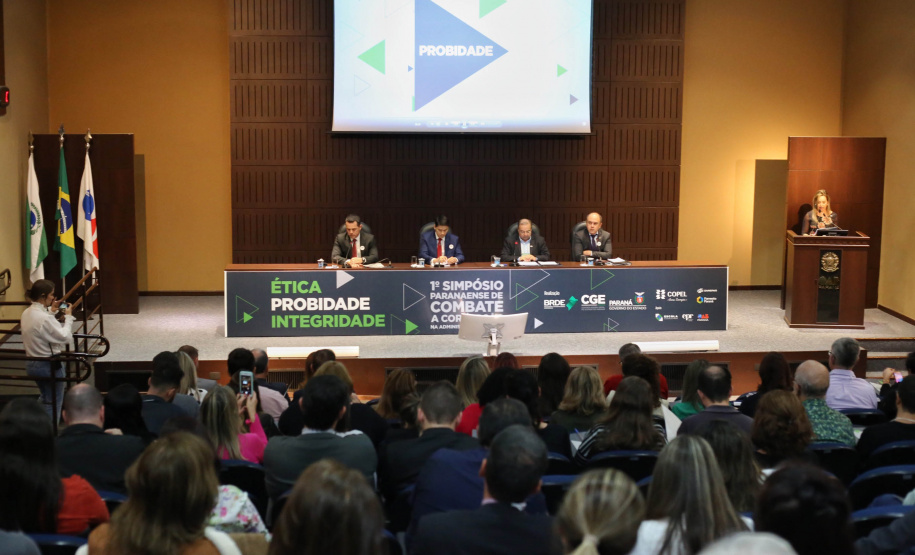 Painel - Combate à corrupção por meio de políticas públicas. Foto: José Fernando Ogura/ANPr