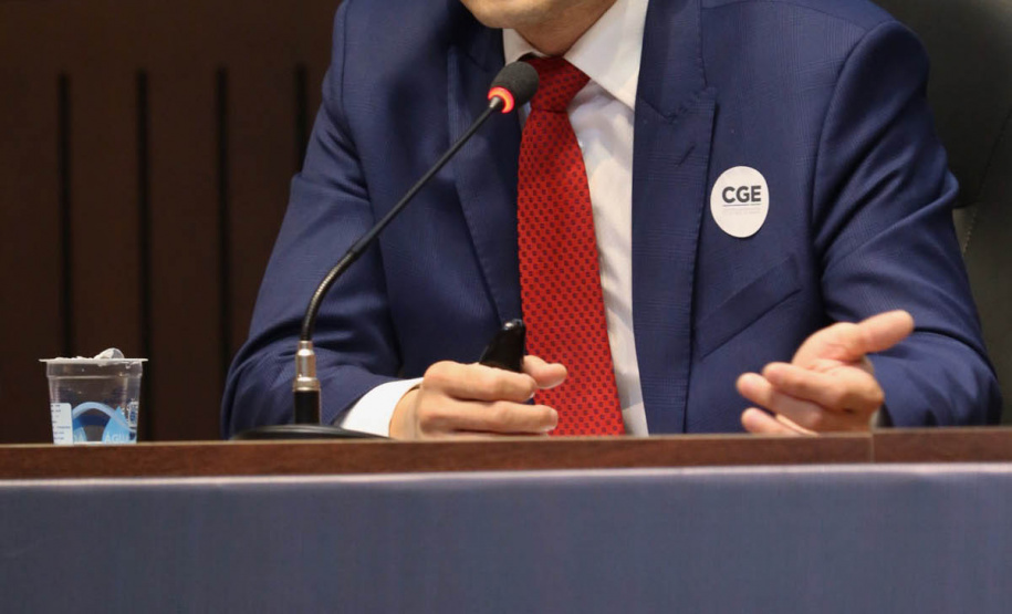 Painel - Combate à corrupção por meio de políticas públicas. Na foto, Felipe Eduardo Hideo Hayashi ? Delegado da PF e Diretor do Departamento de Justiça da SEJUF. Foto: José Fernando Ogura/ANPr