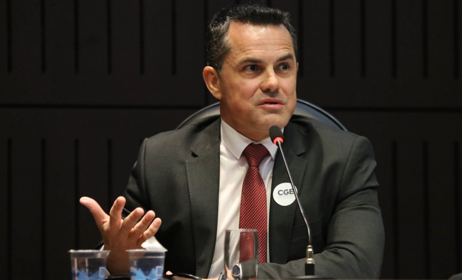 Painel - Combate à corrupção por meio de políticas públicas. Na foto, Alan Henrique Flore ? Delegado da PCPR e Titular da Divisão de Combate à Corrupção/PRFoto: José Fernando Ogura/ANPr