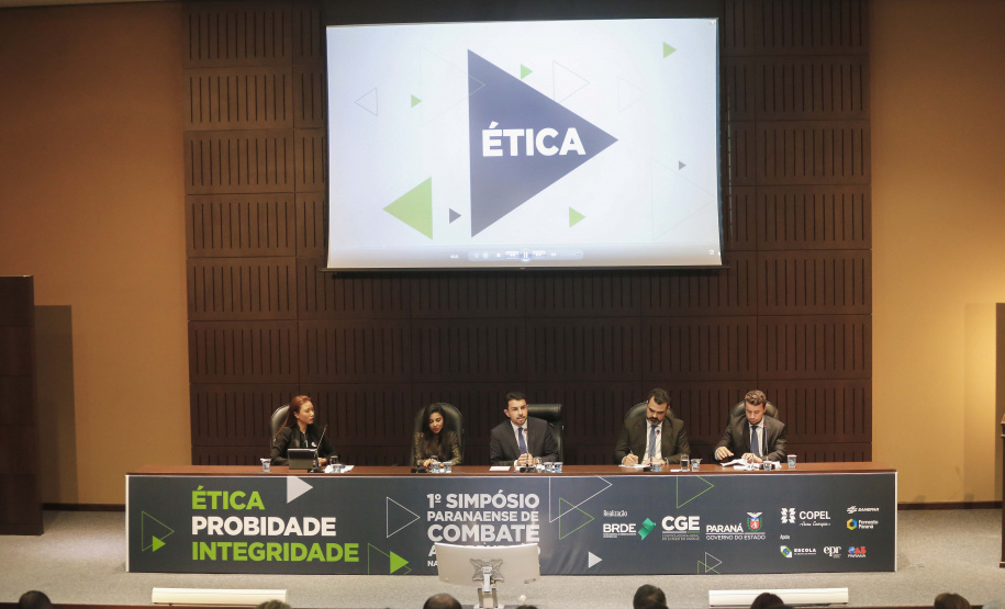 Simpósio: Ética, Probidade e Integridade. N/F:Curitiba, 14-06-19.Foto: Arnaldo Alves / ANPr.