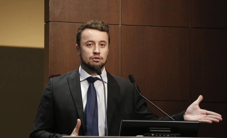 Simpósio: Ética, Probidade e Integridade. N/F: Diogo Castor de Mattos, procurador da República.Curitiba, 14-06-19.Foto: Arnaldo Alves / ANPr.