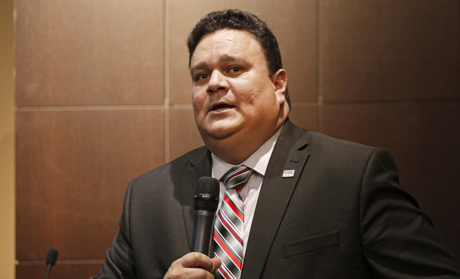 Simpósio: Ética, Probidade e Integridade. N/F: Raul Siqueira, Controlador Geral do Estado.Curitiba, 14-06-19.Foto: Arnaldo Alves / ANPr.