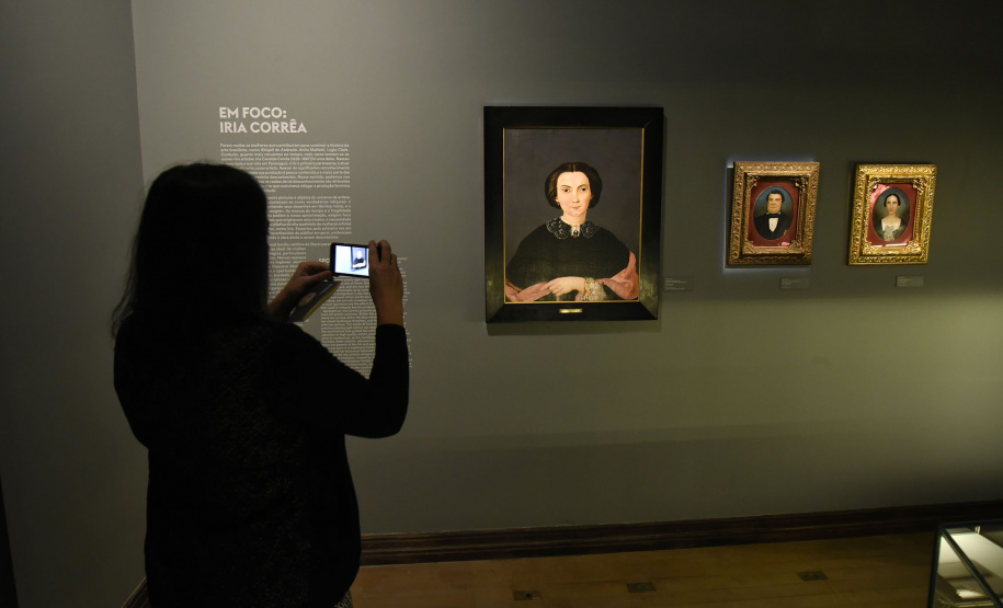 O Museu Paranaense (MP) abre a exposição individual da artista Iria Corrêa, precursora das artes visuais no Paraná.Curitiba, 27 de março de 2019.Foto: Kraw Penas/SEEC