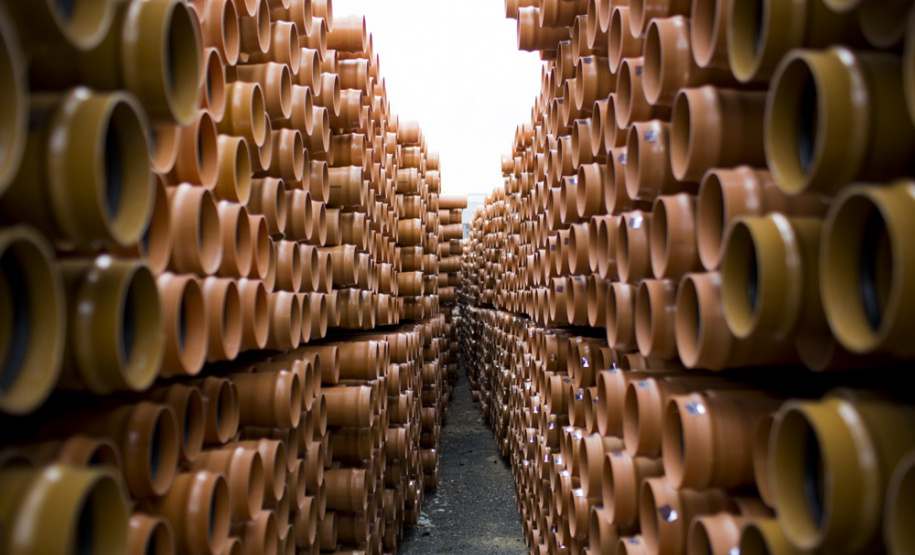 25% das obras de esgoto do Distrito Industrial já foram executados. Foto: Sanepar