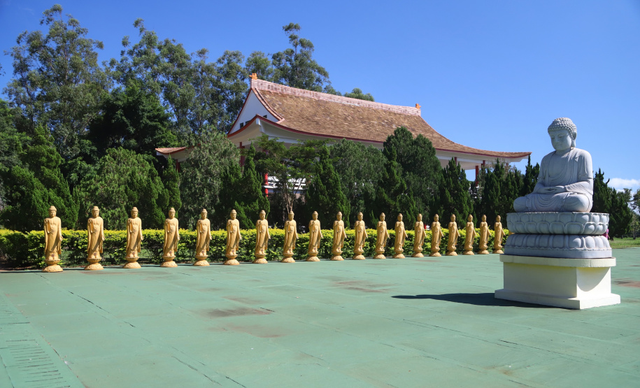 04/2019 - Foz do Iguaçu - Templo Budista. Foto: José Fernando Ogura/ANPr