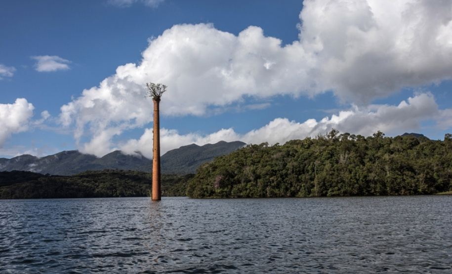 Barragem Piraquara l, Mananciais da Serra. Piraquara, 6/07/2017.Foto: Maurilio Cheli/Arquivo Sanepar