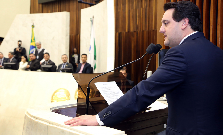 Comemoração de 100 de Convenção Batista na Assembléia Legislativa do Paraná, com homenagem do Governador Carlos Massa Ratinho JuniorFoto Gilson Abreu