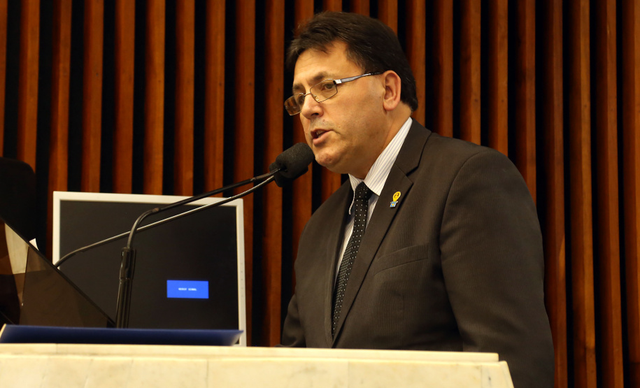 Comemoração de 100 de Convenção Batista na Assembléia Legislativa do Paraná, com homenagem do Governador Carlos Massa Ratinho Junior. Na foto, Paulo Cesar Kremer dos Santos  -  Foto Gilson Abreu