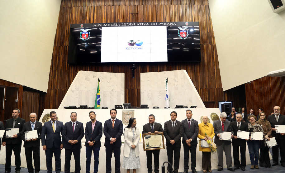 Comemoração de 100 de Convenção Batista na Assembléia Legislativa do Paraná, com homenagem do Governador Carlos Massa Ratinho JuniorFoto Gilson Abreu