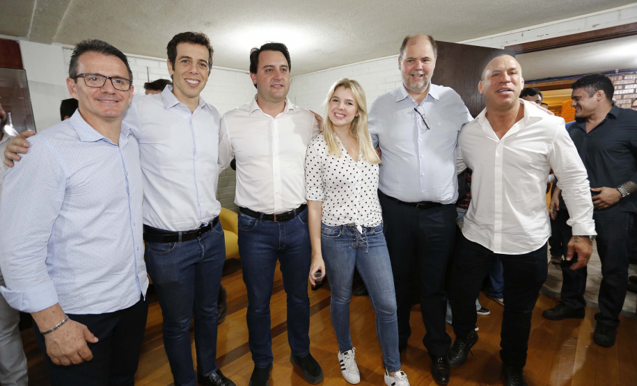 O governador Carlos Massa Ratinho Junior lançou nesta quinta-feira (20), no Ginásio Moringão, em Londrina, o Japs Combate, espécie de Jogos Abertos do Paraná voltado apenas para as lutas.  -  Londrina, 20/06/2019  -  Foto: Arnaldo Alves/ANPr