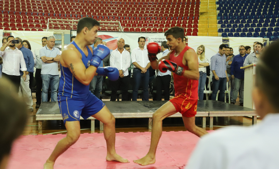 Governador Carlos Massa Ratinho Junior abre oficialmente a oitava edição dos Jogos Paradesportivos do Paraná (Parajaps), em Londrina.  -  Londrina, 20/06/2019  -  Foto: Rodrigo Félix Leal/ANPr