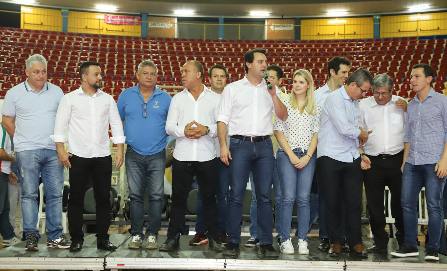 Governador Carlos Massa Ratinho Junior abre oficialmente a oitava edição dos Jogos Paradesportivos do Paraná (Parajaps), em Londrina.  -  Londrina, 20/06/2019  -  Foto: Rodrigo Félix Leal/ANPr