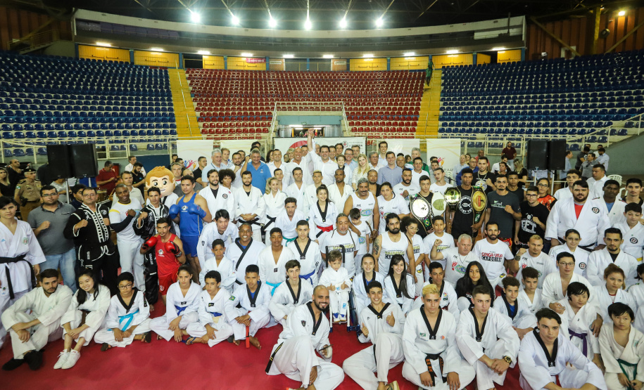 Governador Carlos Massa Ratinho Junior abre oficialmente a oitava edição dos Jogos Paradesportivos do Paraná (Parajaps), em Londrina.  -  Londrina, 20/06/2019  -  Foto: Rodrigo Félix Leal/ANPr