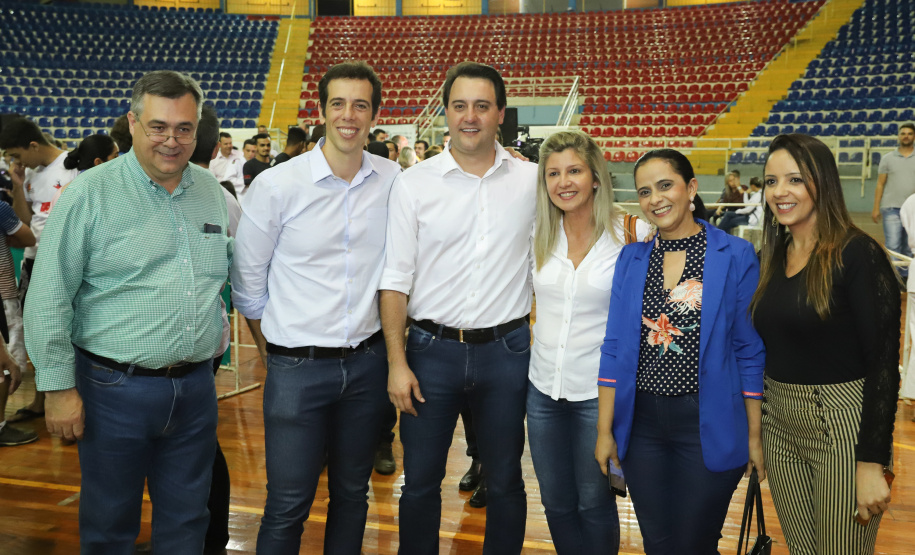 Governador Carlos Massa Ratinho Junior abre oficialmente a oitava edição dos Jogos Paradesportivos do Paraná (Parajaps), em Londrina.  -  Londrina, 20/06/2019  -  Foto: Rodrigo Félix Leal/ANPr