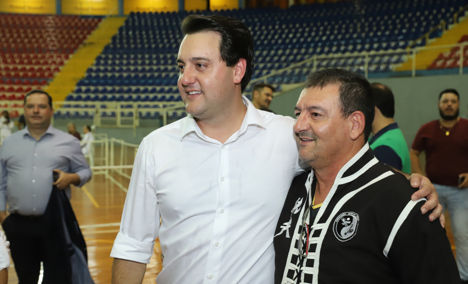 Governador Carlos Massa Ratinho Junior abre oficialmente a oitava edição dos Jogos Paradesportivos do Paraná (Parajaps), em Londrina.  -  Londrina, 20/06/2019  -  Foto: Rodrigo Félix Leal/ANPr