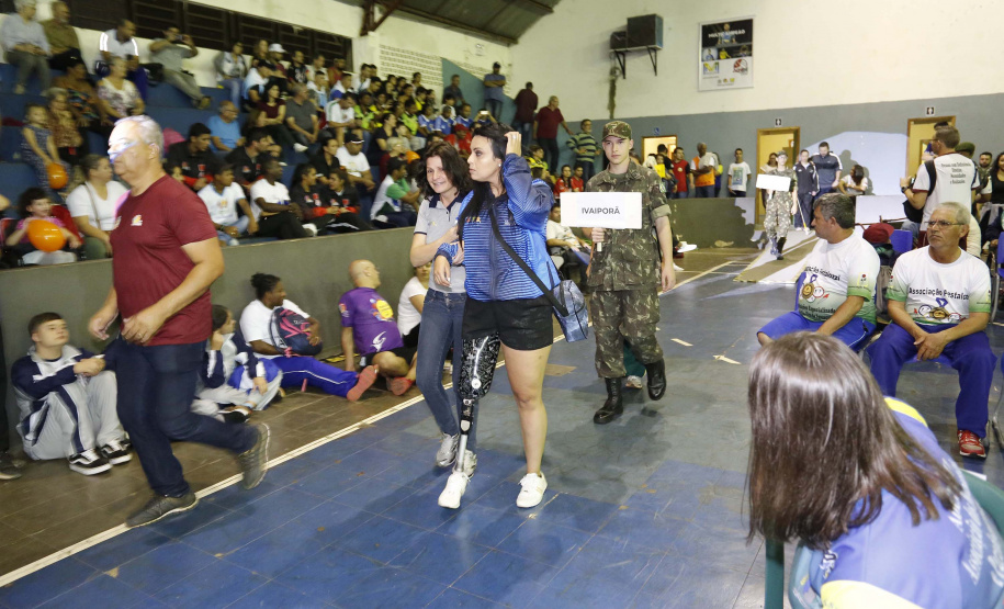 Governador Carlos Massa Ratinho Junior abre oficialmente a oitava edição dos Jogos Paradesportivos do Paraná (Parajaps), em Londrina.  -  Londrina, 20/06/2019  -  Foto: Arnaldo Alves/ANPr