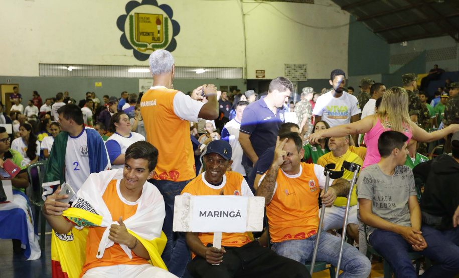 Governador Carlos Massa Ratinho Junior abre oficialmente a oitava edição dos Jogos Paradesportivos do Paraná (Parajaps), em Londrina.  -  Londrina, 20/06/2019  -  Foto: Arnaldo Alves/ANPr