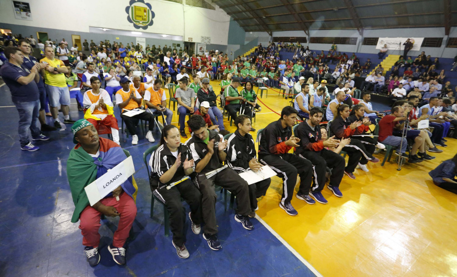 Governador Carlos Massa Ratinho Junior abre oficialmente a oitava edição dos Jogos Paradesportivos do Paraná (Parajaps), em Londrina.  -  Londrina, 20/06/2019  -  Foto: Arnaldo Alves/ANPr