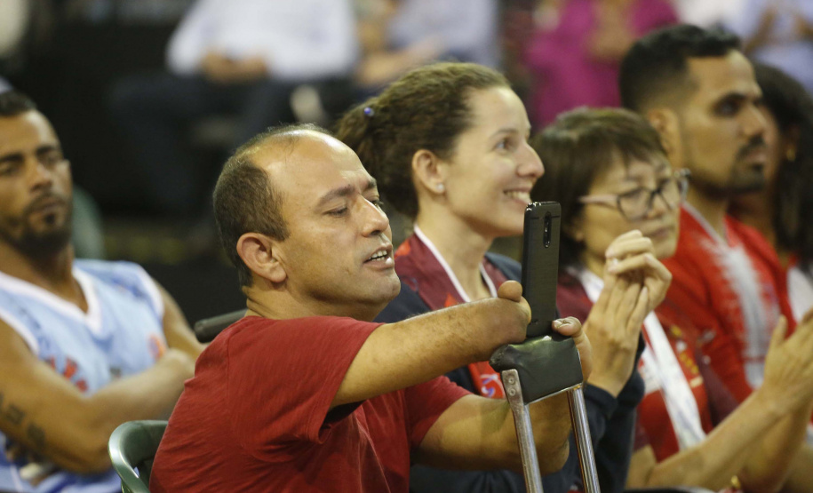 Governador Carlos Massa Ratinho Junior abre oficialmente a oitava edição dos Jogos Paradesportivos do Paraná (Parajaps), em Londrina.  -  Londrina, 20/06/2019  -  Foto: Arnaldo Alves/ANPr