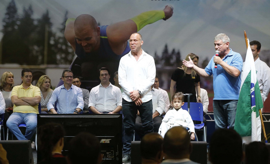 Governador Carlos Massa Ratinho Junior abre oficialmente a oitava edição dos Jogos Paradesportivos do Paraná (Parajaps), em Londrina.  -  Londrina, 20/06/2019  -  Foto: Arnaldo Alves/ANPr