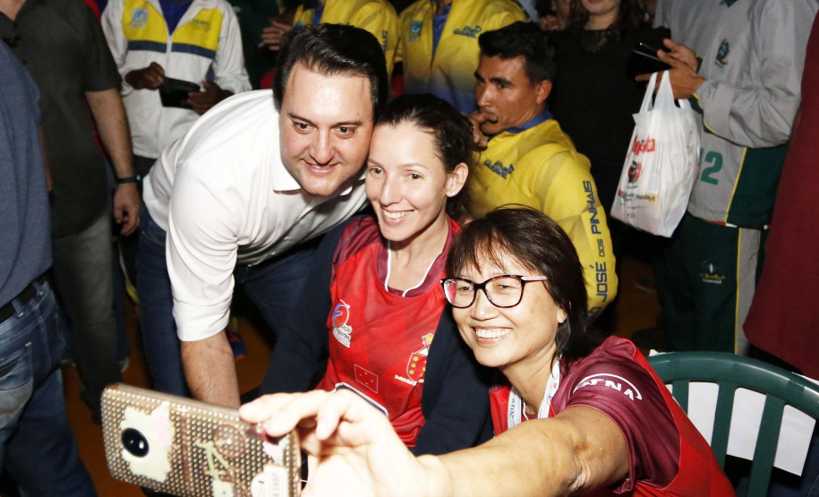Governador Carlos Massa Ratinho Junior abre oficialmente a oitava edição dos Jogos Paradesportivos do Paraná (Parajaps), em Londrina.  -  Londrina, 20/06/2019  -  Foto: Arnaldo Alves/ANPr