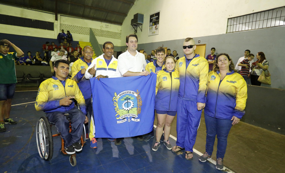 Governador Carlos Massa Ratinho Junior abre oficialmente a oitava edição dos Jogos Paradesportivos do Paraná (Parajaps), em Londrina.  -  Londrina, 20/06/2019  -  Foto: Arnaldo Alves/ANPr