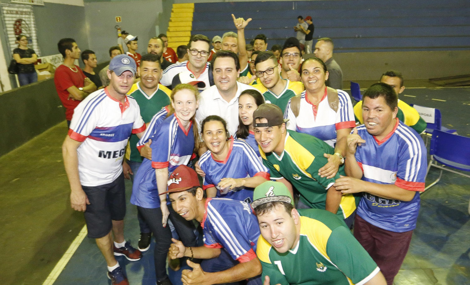 Governador Carlos Massa Ratinho Junior abre oficialmente a oitava edição dos Jogos Paradesportivos do Paraná (Parajaps), em Londrina.  -  Londrina, 20/06/2019  -  Foto: Arnaldo Alves/ANPr