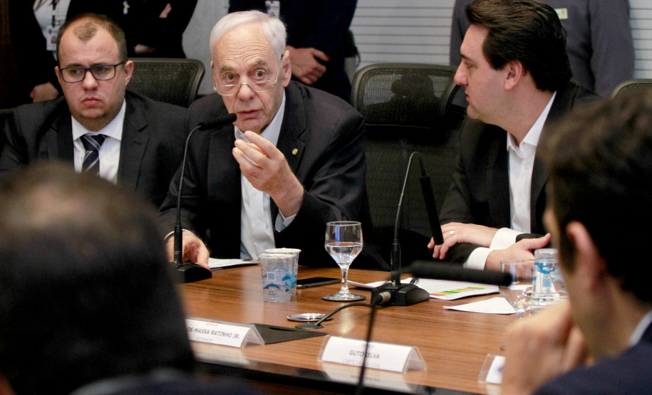Governador Carlos Massa Ratinho Junior coordena reunião com a equipe de governo.  -  Curitiba, 25/06/2019  -  Foto: Valdelino Alves Pontes