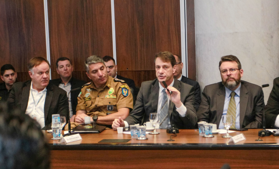 Governador Carlos Massa Ratinho Junior coordena reunião com a equipe de governo.  -  Curitiba, 25/06/2019  -  Foto: Valdelino Alves Pontes