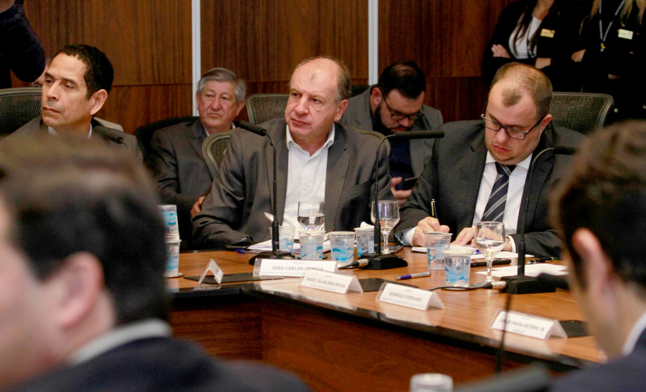Governador Carlos Massa Ratinho Junior coordena reunião com a equipe de governo.  -  Curitiba, 25/06/2019  -  Foto: Valdelino Alves Pontes
