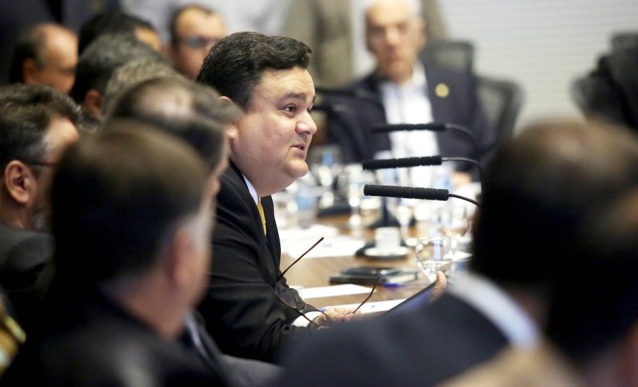 Governador Carlos Massa Ratinho Junior coordena reunião com a equipe de governo.  -  Curitiba, 25/06/2019  -  Foto: Jaelson Lucas/ANPr