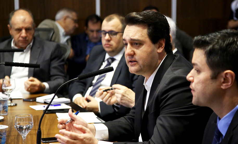 Governador Carlos Massa Ratinho Junior coordena reunião com a equipe de governo.  -  Curitiba, 25/06/2019  -  Foto: Jaelson Lucas/ANPr