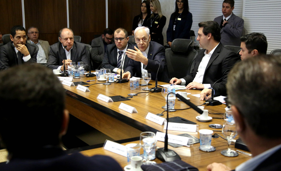Governador Carlos Massa Ratinho Junior coordena reunião com a equipe de governo.  -  Curitiba, 25/06/2019  -  Foto: Jaelson Lucas/ANPr