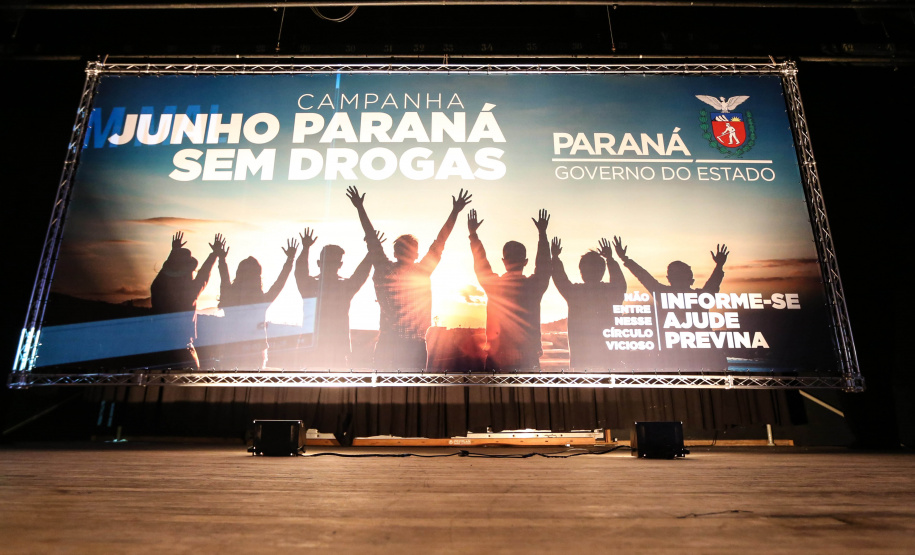 Lançamento da campanha Junho Paraná Sem Drogas. -Foto: Geraldo Bubniak/ANPr