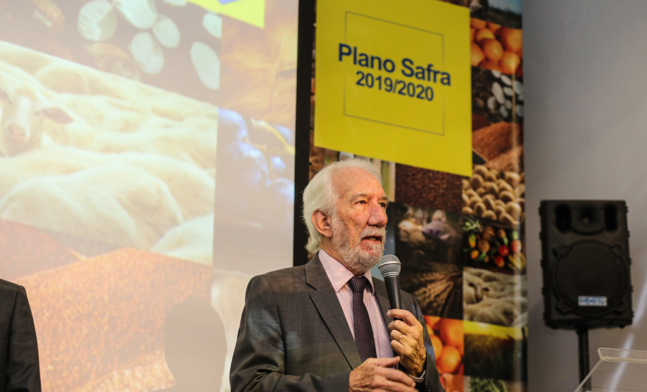 O vice-governador Darci Piana e o secretário estadual da Agricultura e do Abastecimento, Norberto Ortigara, participam nesta quinta-feira (27), em Curitiba, do lançamento do Plano Safra 2019/2020