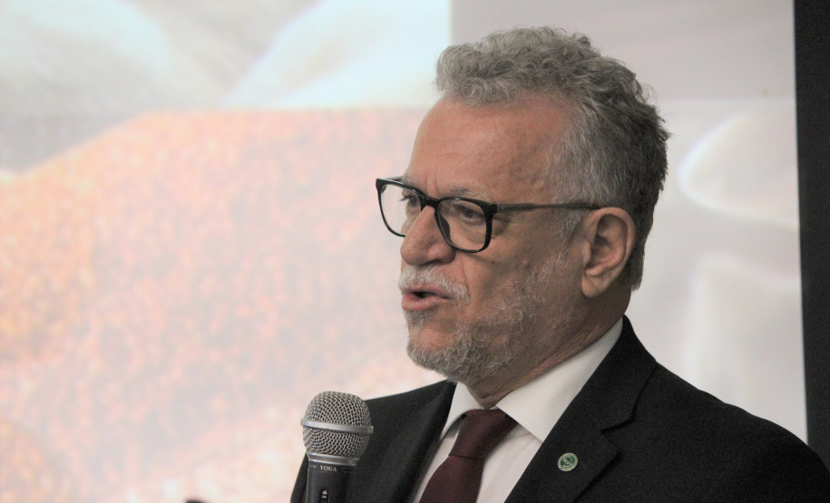 O vice-governador Darci Piana e o secretário estadual da Agricultura e do Abastecimento, Norberto Ortigara, participam nesta quinta-feira (27), em Curitiba, do lançamento do Plano Safra 2019/2020. Na foto, Diretor de Política Agrícola do Ministério da Agricultura Wilson Waz -  Curitiba, 27/06/2019  -  Foto: Gisele Barão/Assessoria de Imprensa Seab